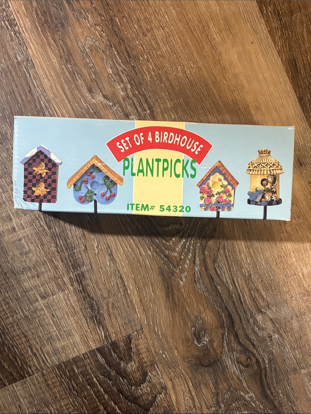 Set of 4 Birdhouse plantpicks